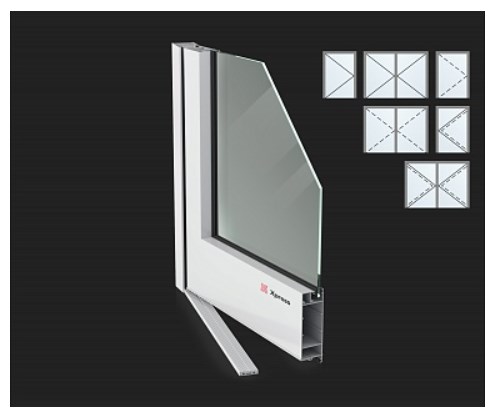 Система дверная REALIT Xpress Standart дверь Автоматика для вентиляции и кондиционирования