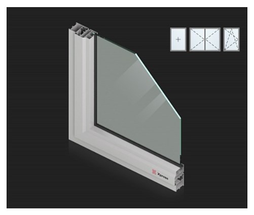 Система оконная REALIT Xpress Standart окно Кондиционеры и сплит-системы